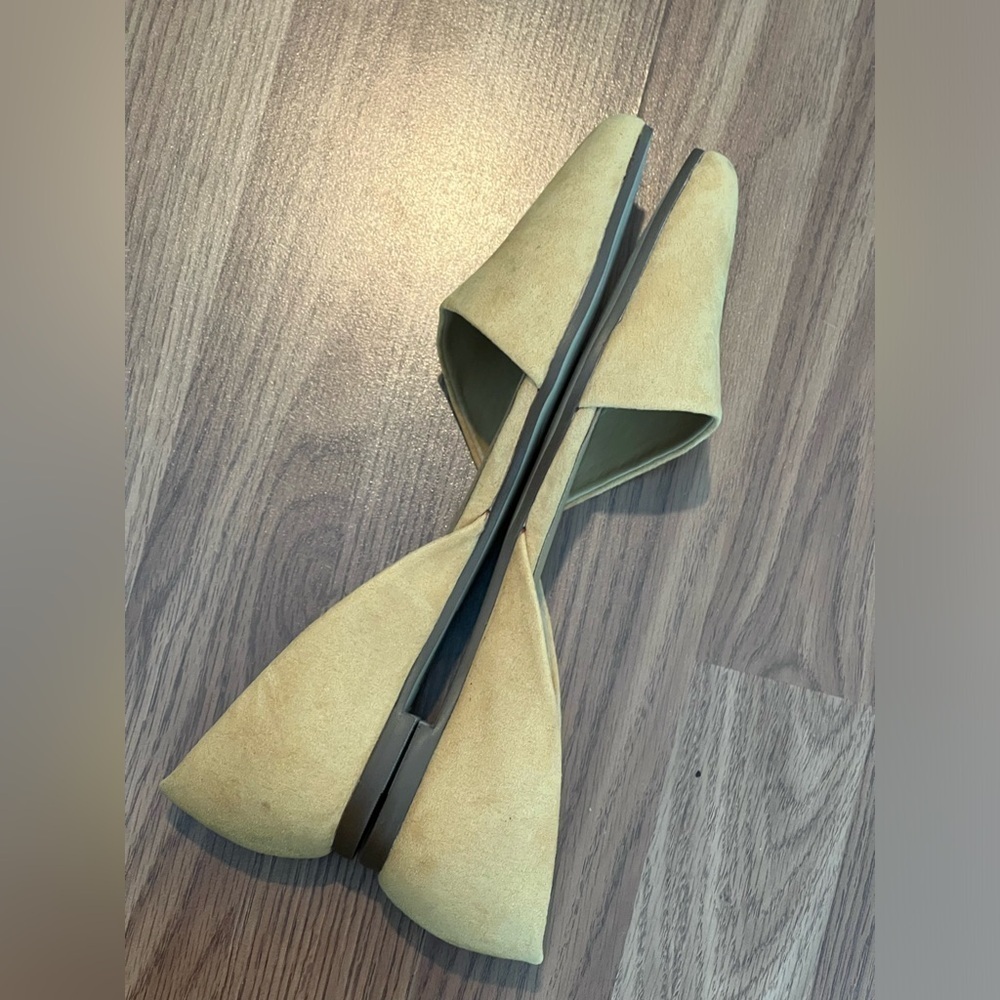 J.Crew Zoe Suede Leather D'Orsay Flats - Picture 12 of 13